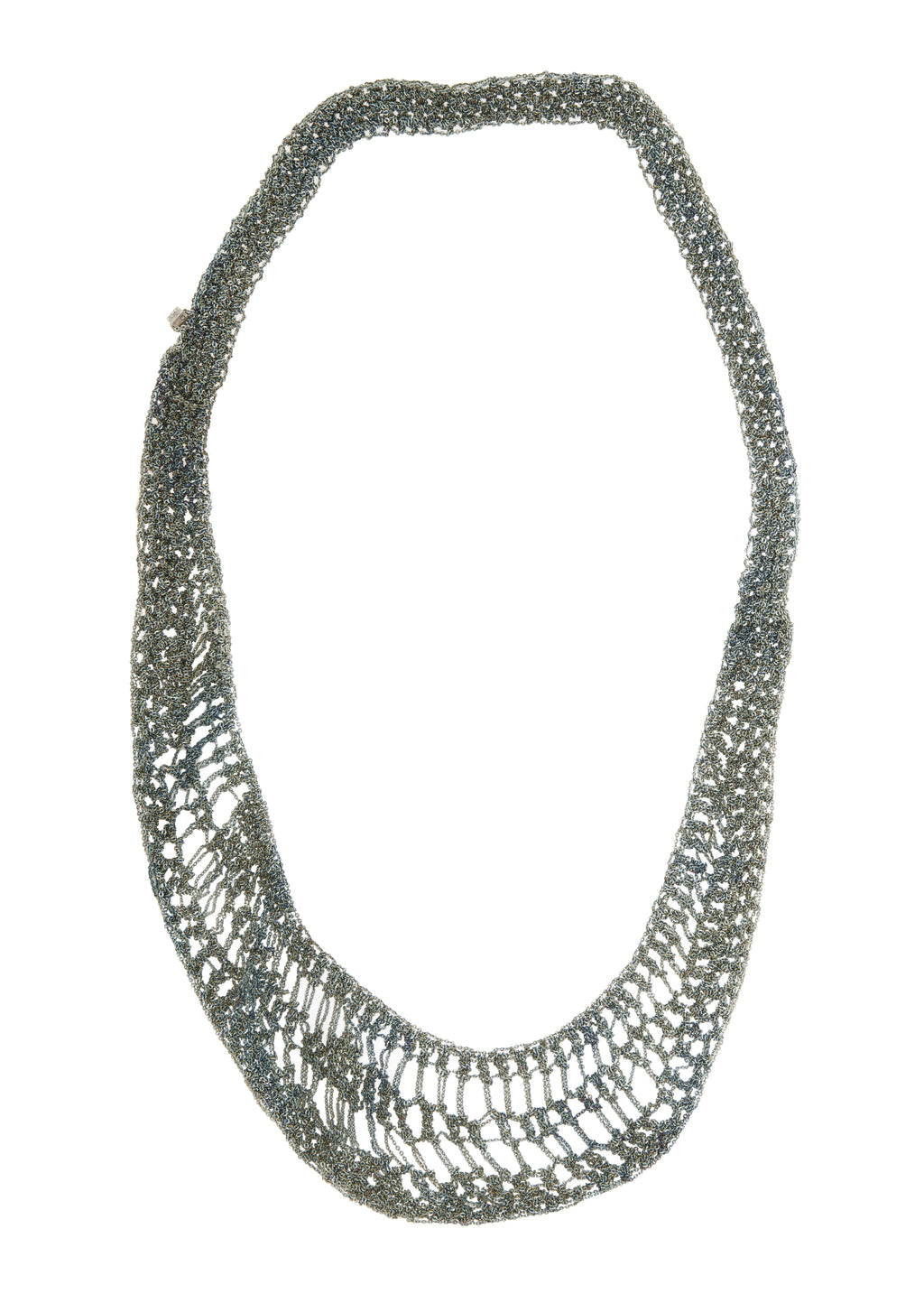 Lattice Collar in Faded Silver