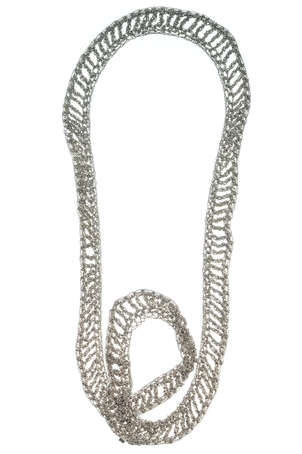 Rail Ribbon in Faded Silver