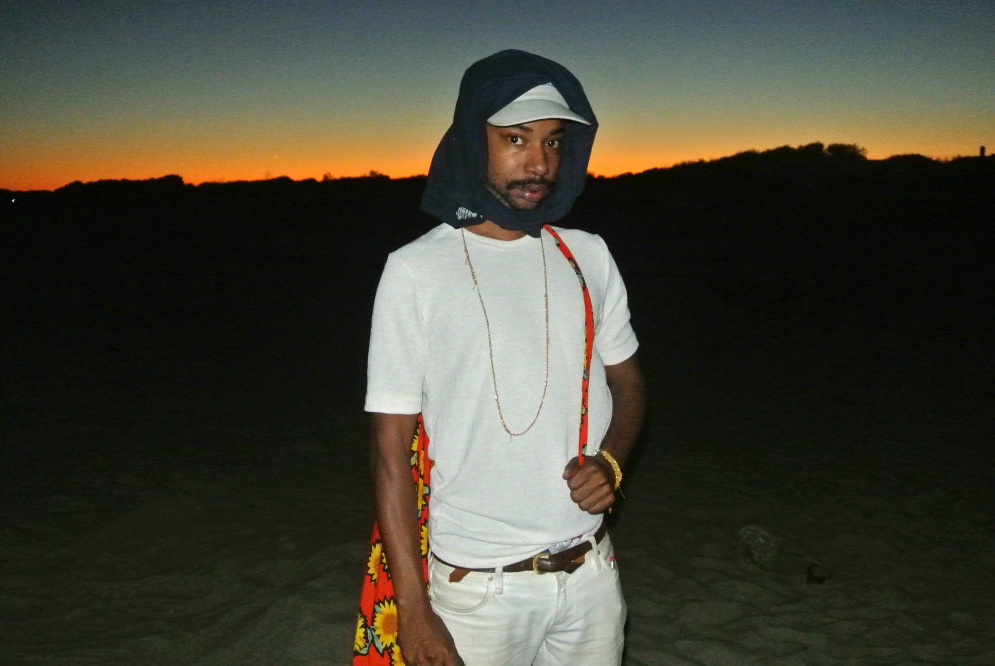 4-Tone Simple Necklace in Haze + Rose Gold